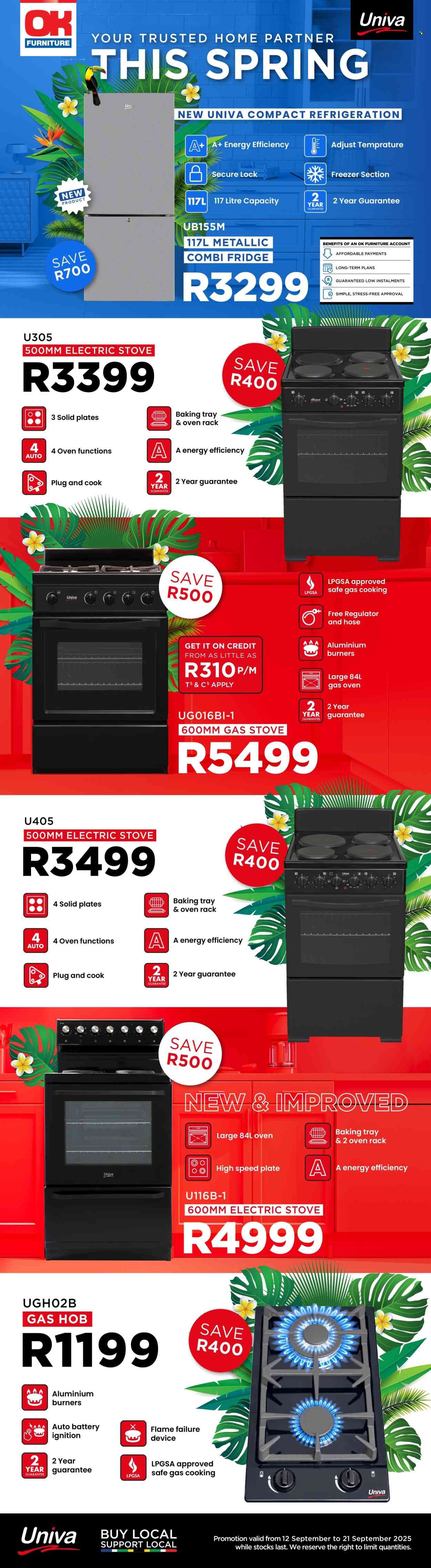 OK FURNITURE specials - From Friday 12 Sept 2025 (2025-09-12 - 2025-09-21) | 1