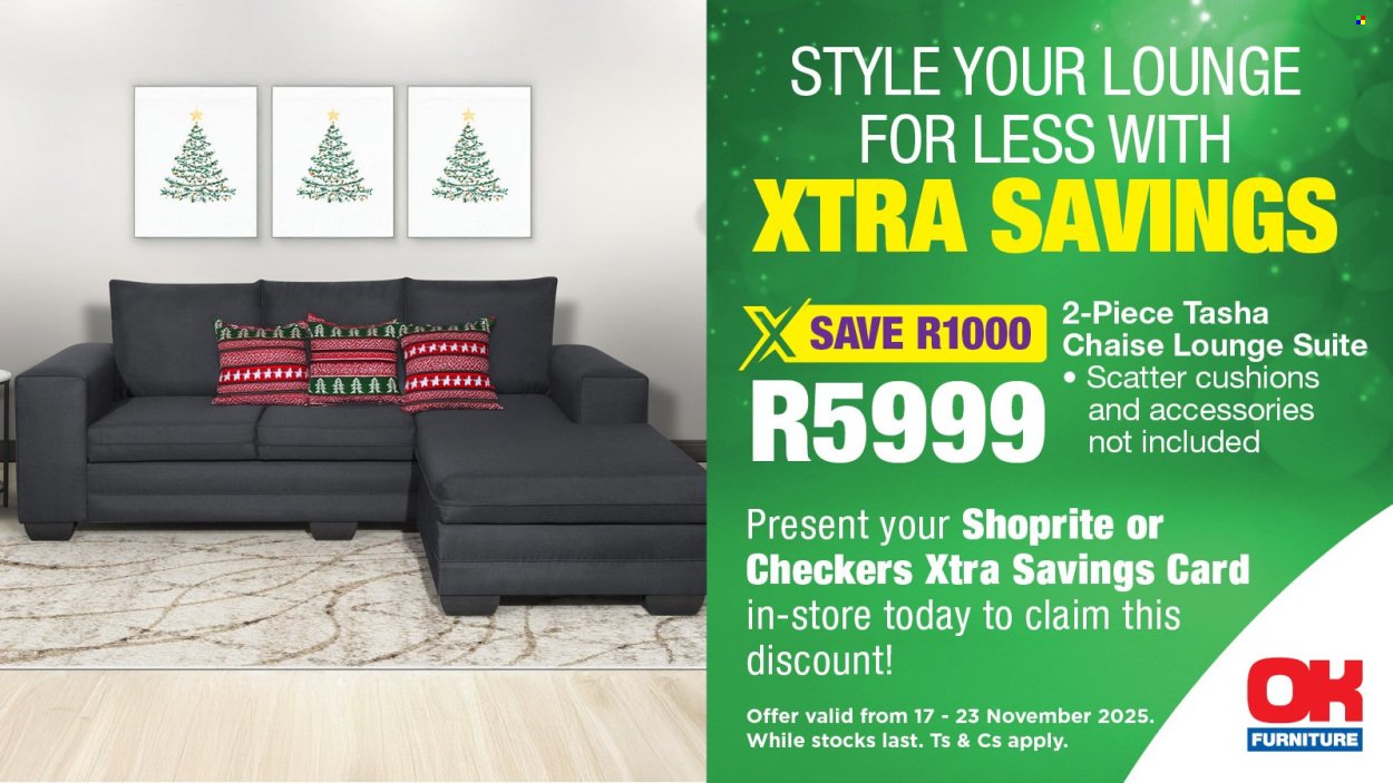OK FURNITURE specials - From Monday 17 Nov 2025 (2025-11-17 - 2025-11-23) | 1