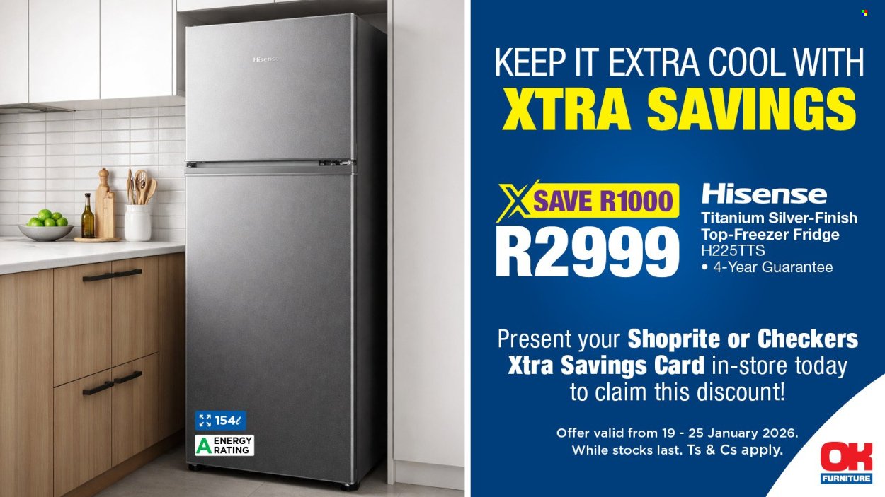 OK FURNITURE specials - From Monday 19 Jan 2026 (2026-01-19 - 2026-01-25) | 1