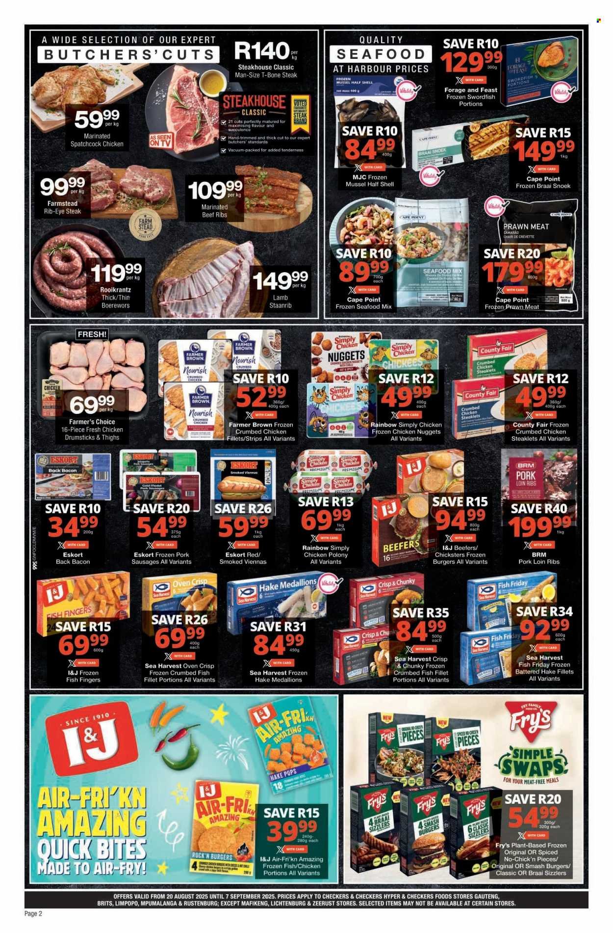 CHECKERS specials - August Month-End Promotion (2025-08-20 - 2025-09-07) | 2