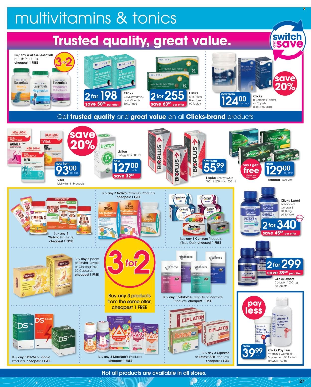 CLICKS specials - From Tuesday 22 Jul 2025 (2025-07-22 - 2025-08-06) | 27