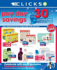 CLICKS specials - From Tuesday 22 Jul 2025 (2025-07-22 - 2025-08-06)