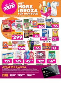 GAME specials - Get More iGroza For Your Buck