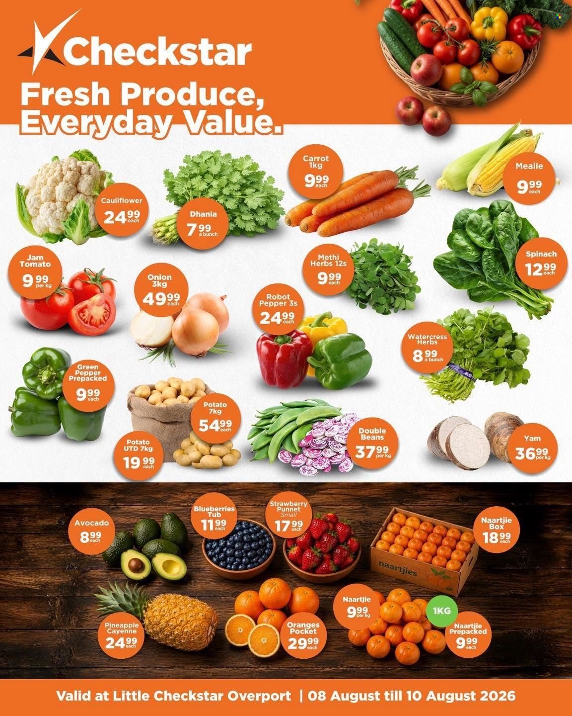CHECKSTAR specials - From Saturday 8 Aug 2026