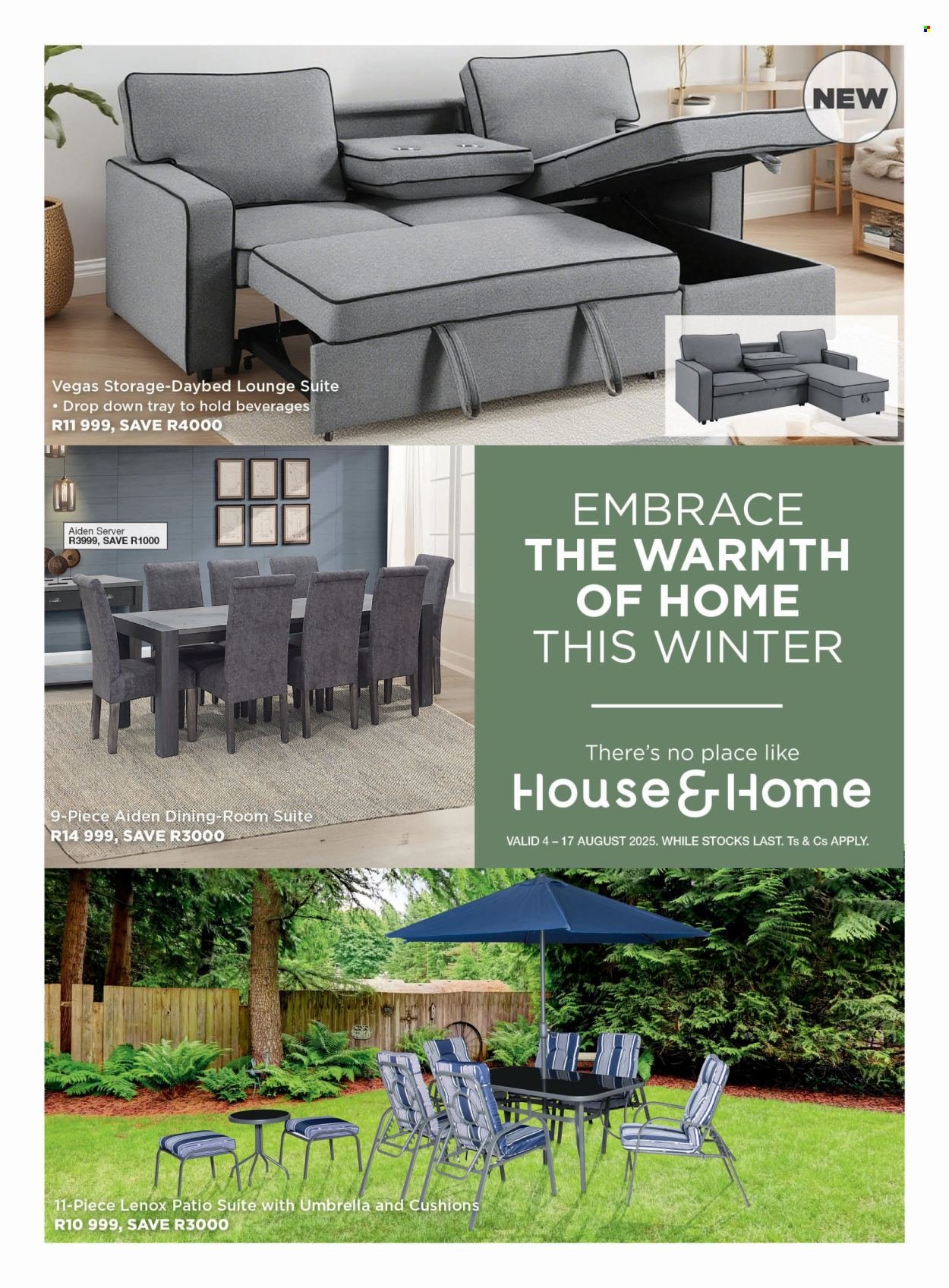 HOUSE & HOME specials - From Monday 4 Aug 2025 (2025-08-04 - 2025-08-17) | 1