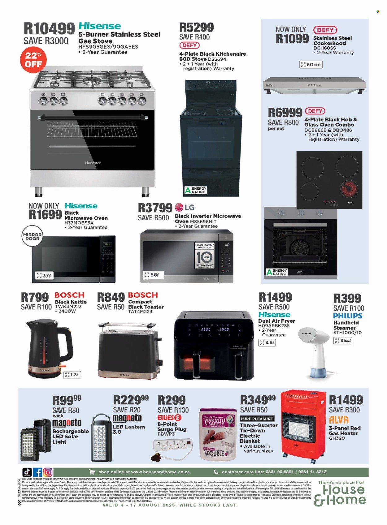 HOUSE & HOME specials - From Monday 4 Aug 2025 (2025-08-04 - 2025-08-17) | 8
