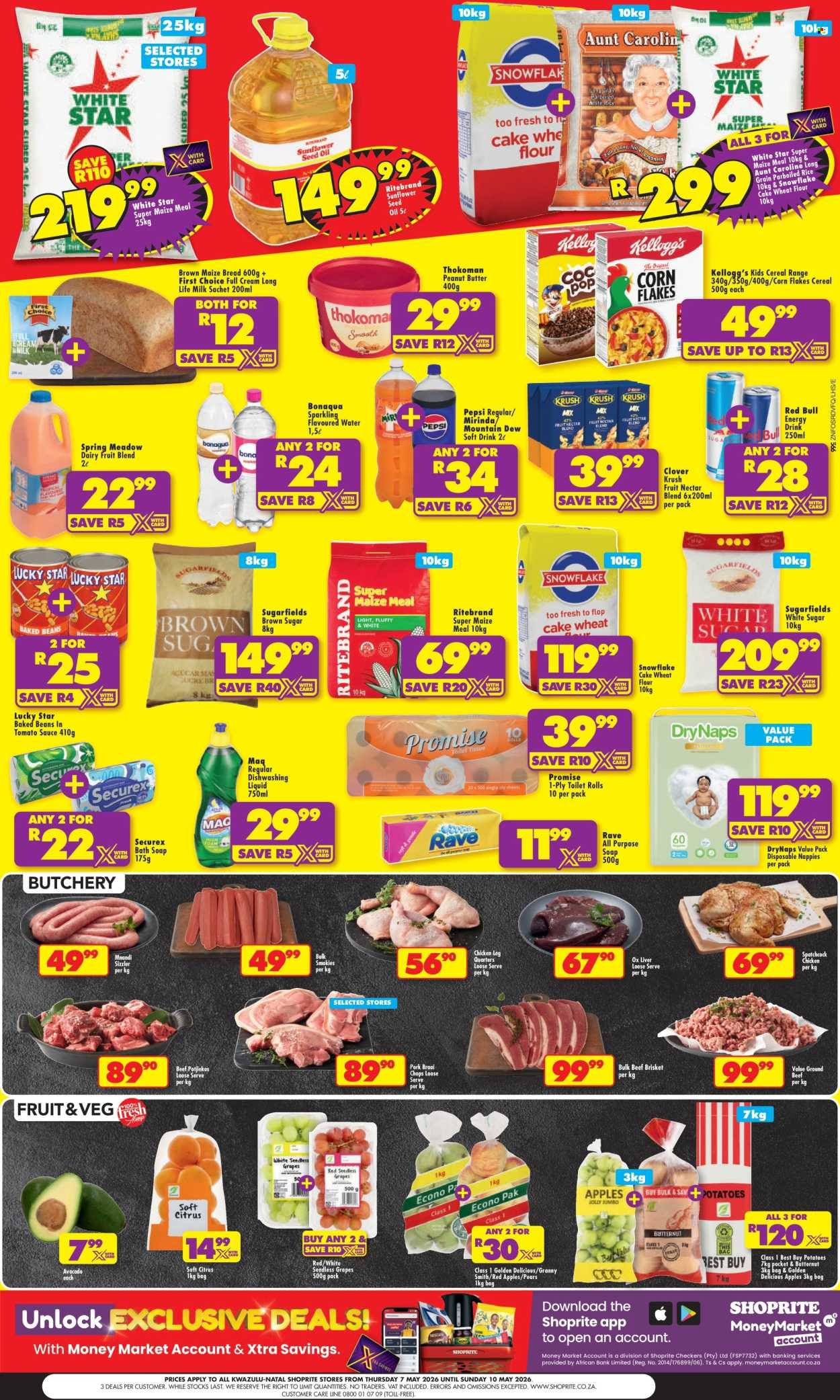 SHOPRITE specials - Low Price Bonanza KwaZulu Natal (2026-05-07 - 2026-05-10) | 2