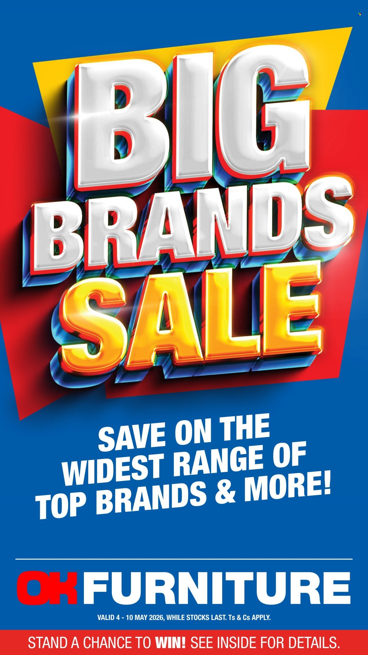 OK FURNITURE specials - From Monday 4 May 2026 (2026-05-04 - 2026-05-10) | 1