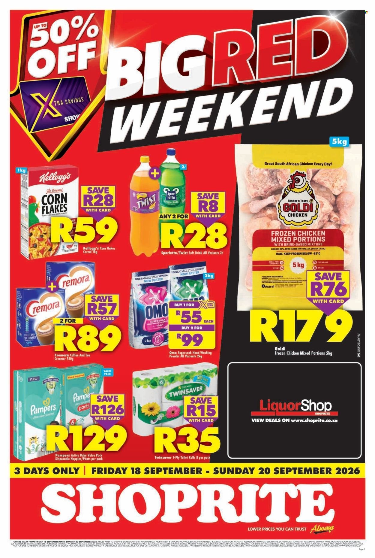 SHOPRITE specials - Big Red Weekend Gauteng