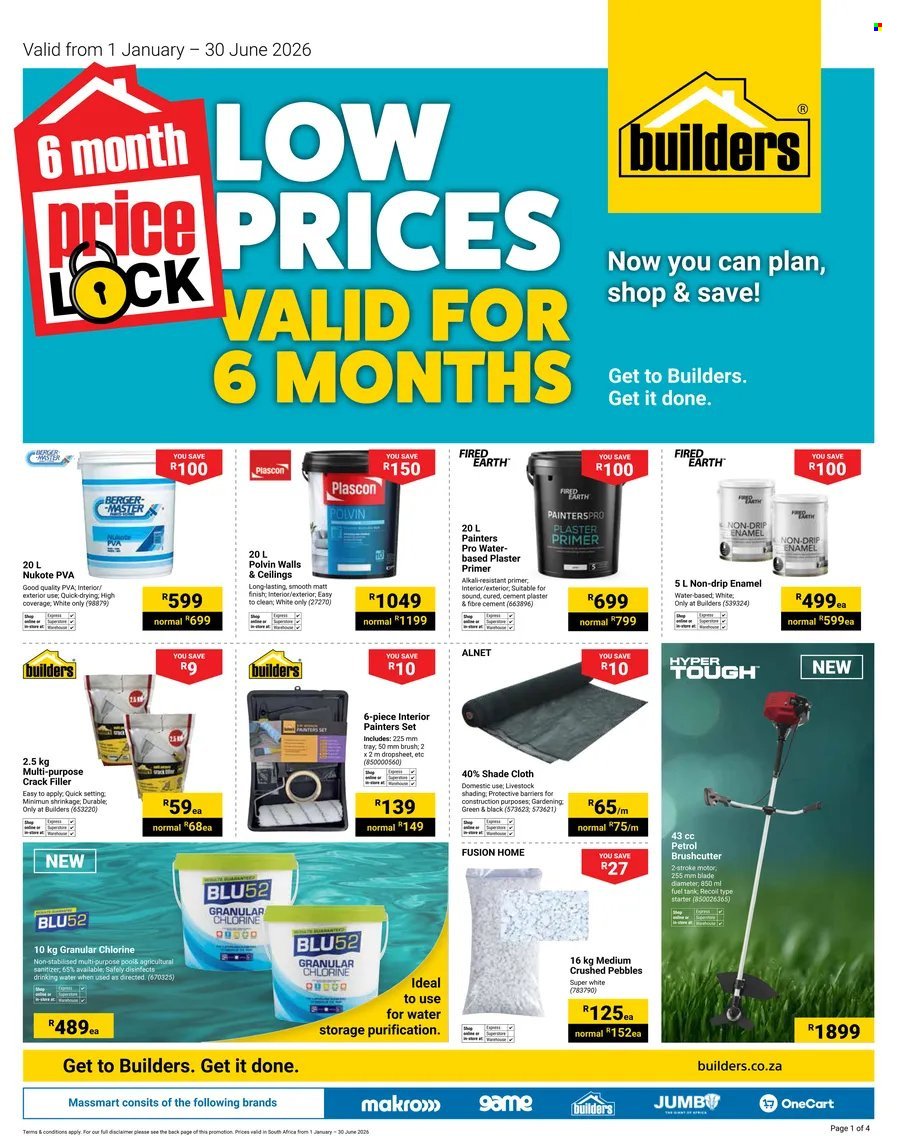 BUILDERS specials - Prince lock (2026-01-01 - 2026-06-30) | 1