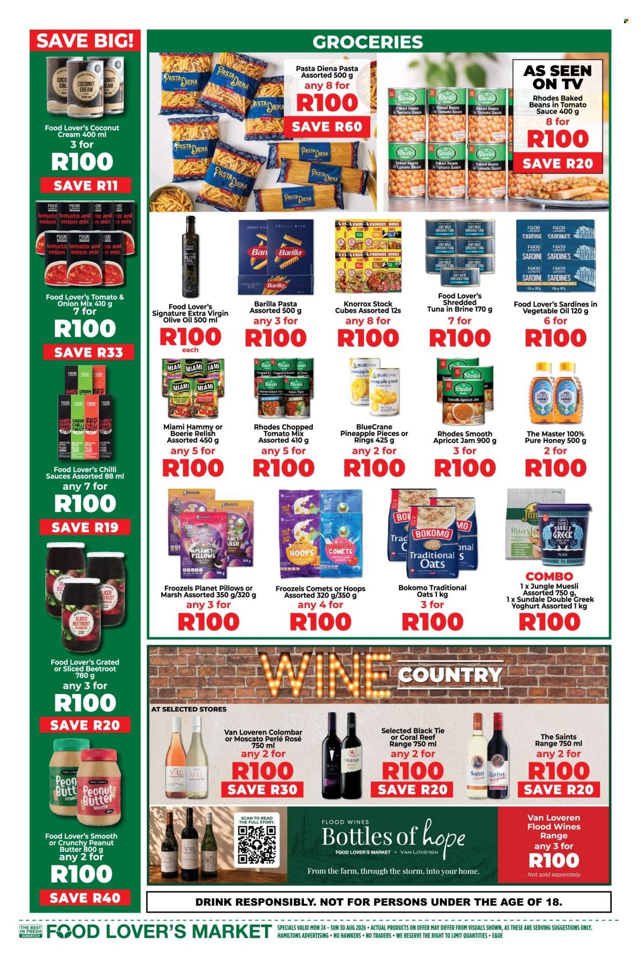 FOOD LOVER'S MARKET specials - From Monday 24 Aug 2026