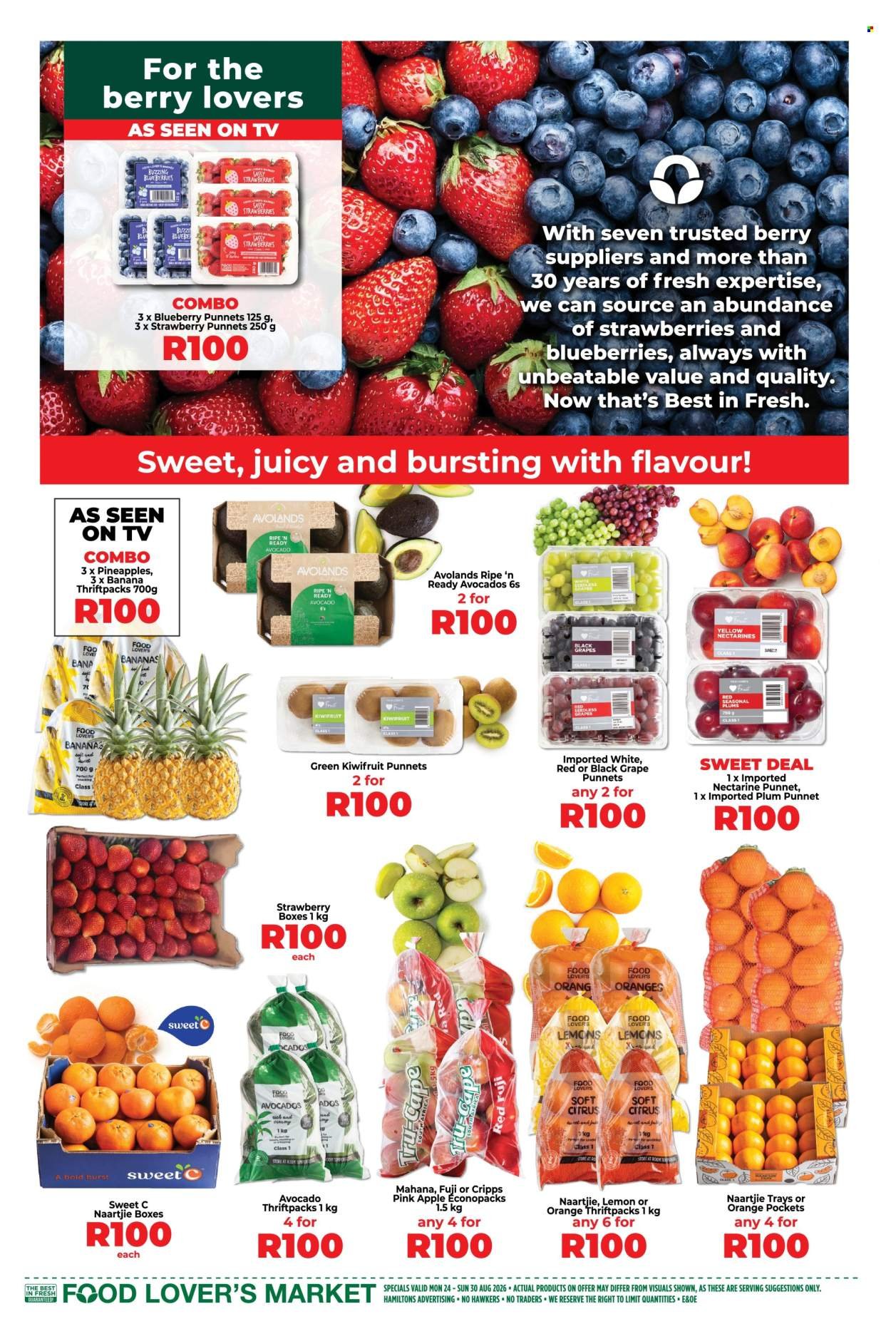 FOOD LOVER'S MARKET specials - From Monday 24 Aug 2026