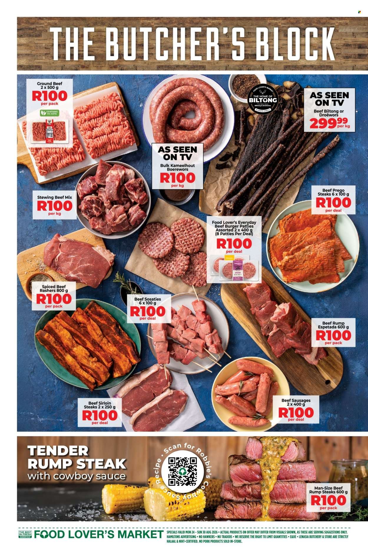 FOOD LOVER'S MARKET specials - From Monday 24 Aug 2026