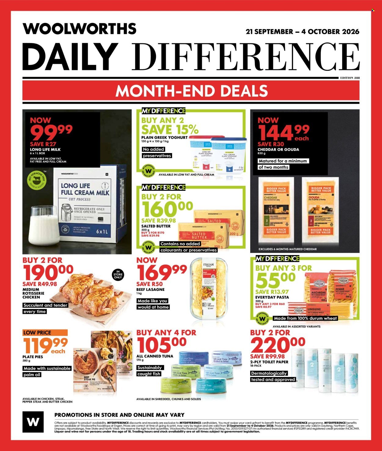 WOOLWORTHS specials - Daily Difference