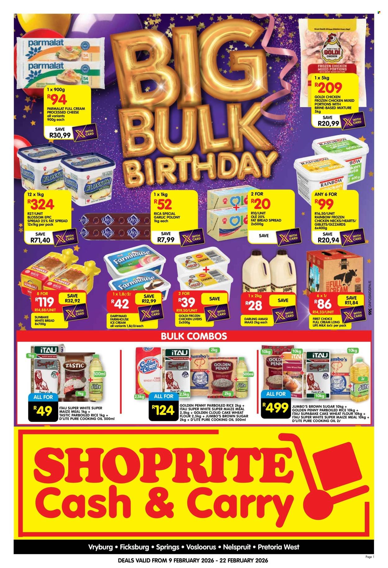 SHOPRITE specials - Cash & Carry Birthday Savings Exclusive Gauteng (2026-02-09 - 2026-02-22) | 1