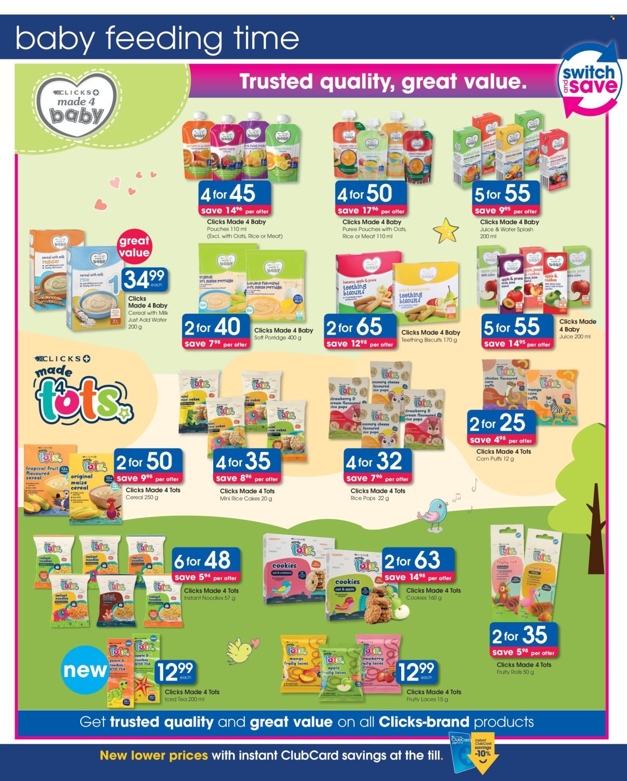 CLICKS specials - From Thursday 22 Oct 2026