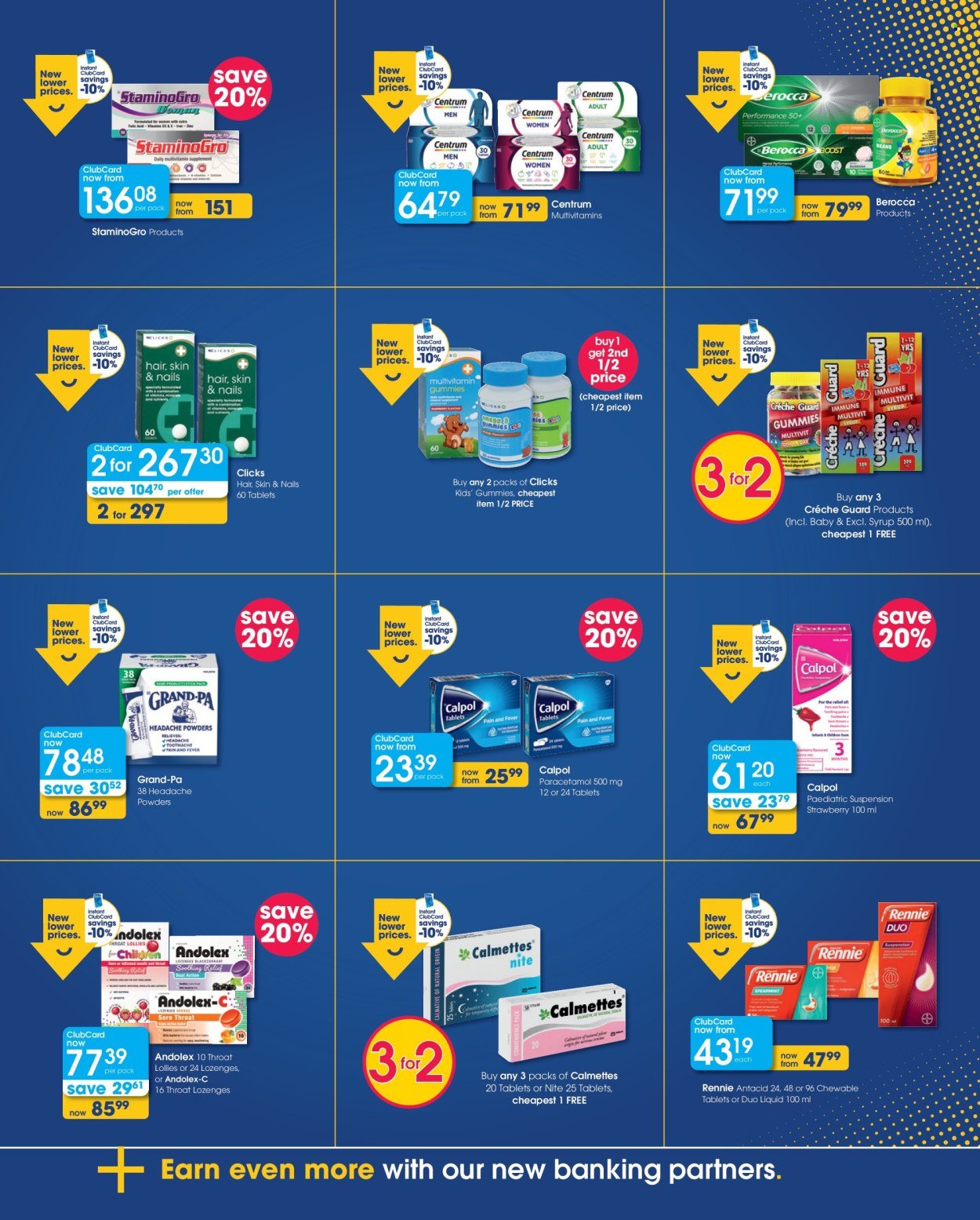 CLICKS specials - From Thursday 22 Oct 2026