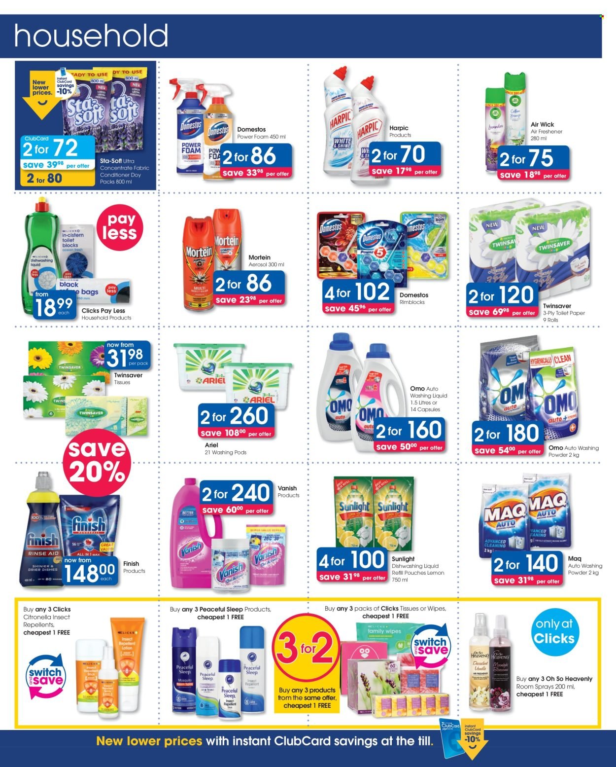 CLICKS specials - From Thursday 22 Oct 2026