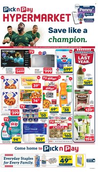 PICK N PAY specials - Hypermarket Specials