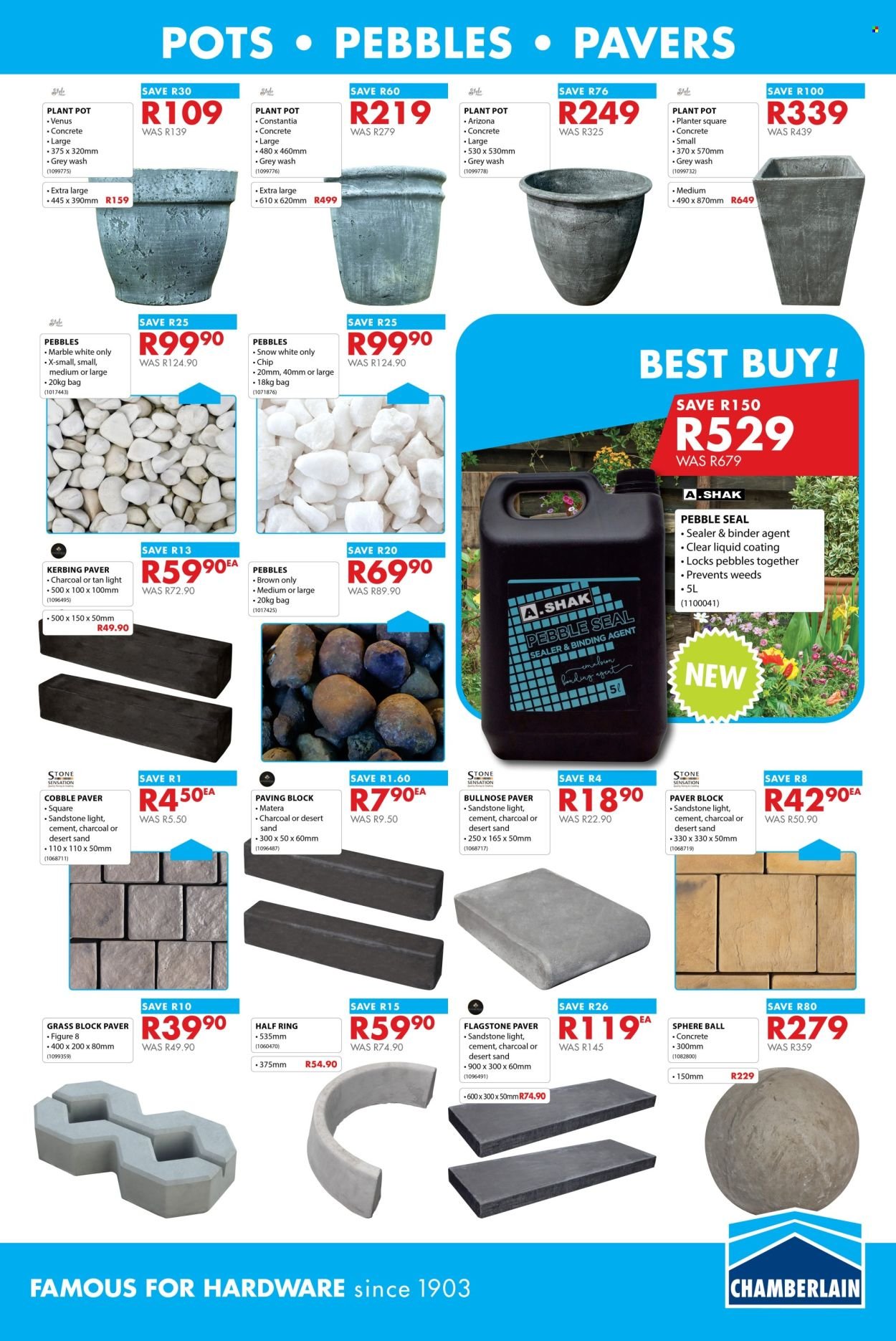 CHAMBERLAIN specials - From Thursday 13 Aug 2026