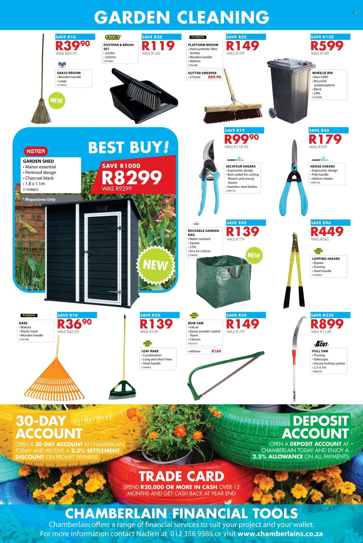 CHAMBERLAIN specials - From Thursday 13 Aug 2026