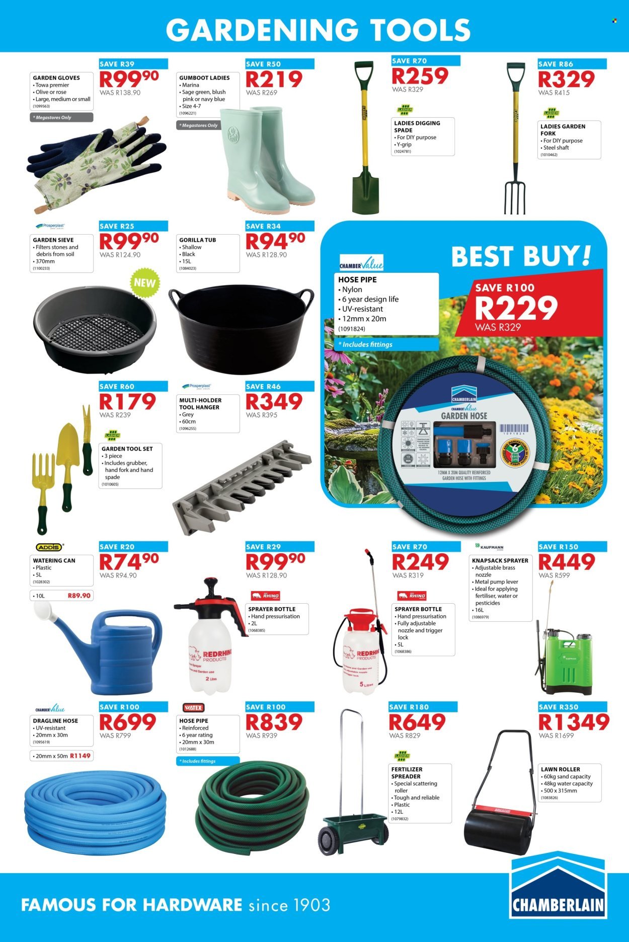 CHAMBERLAIN specials - From Thursday 13 Aug 2026