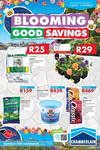 CHAMBERLAIN specials - From Thursday 13 Aug 2026