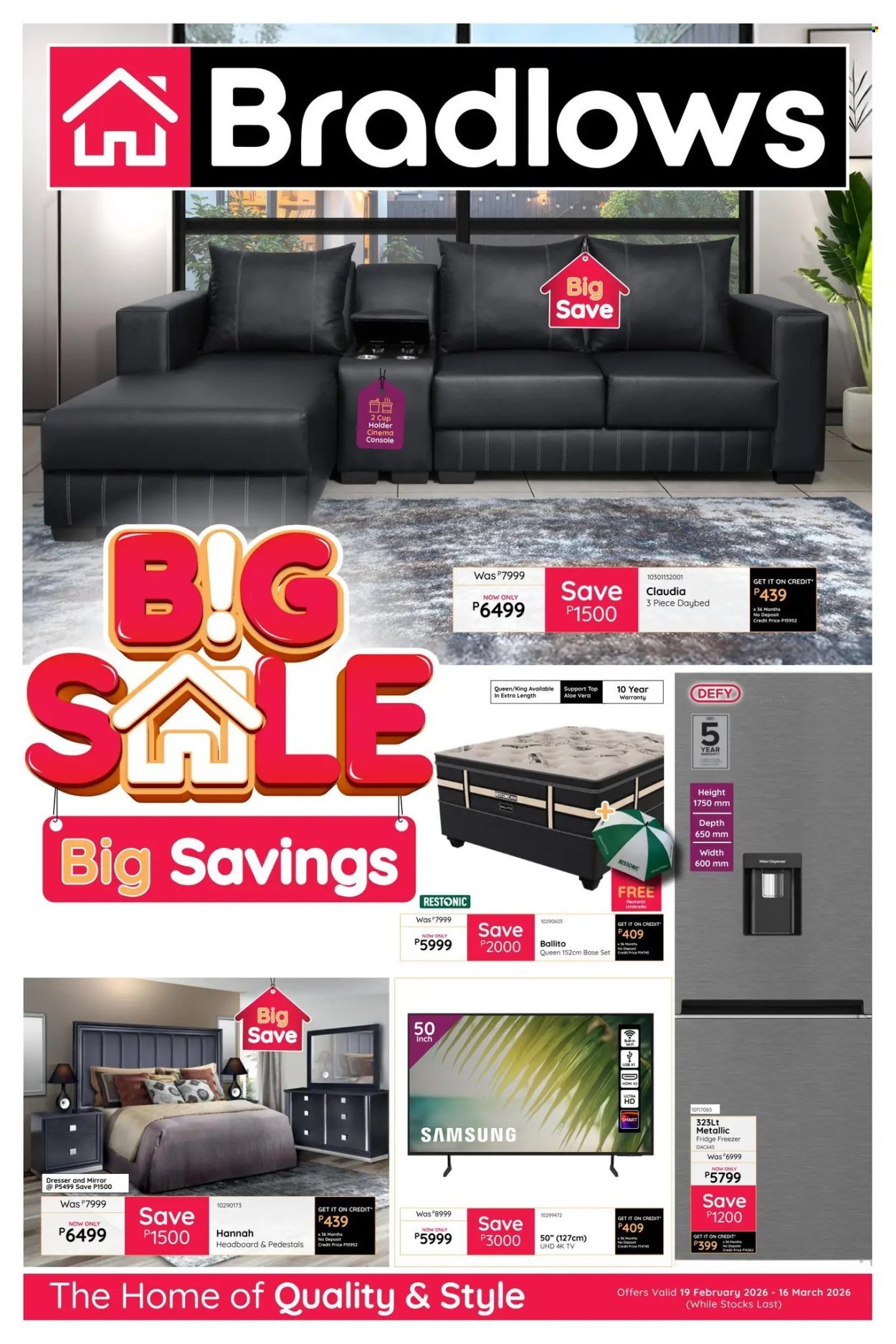 BRADLOWS specials - From Thursday 19 Feb 2026 (2026-02-19 - 2026-03-16) | 1