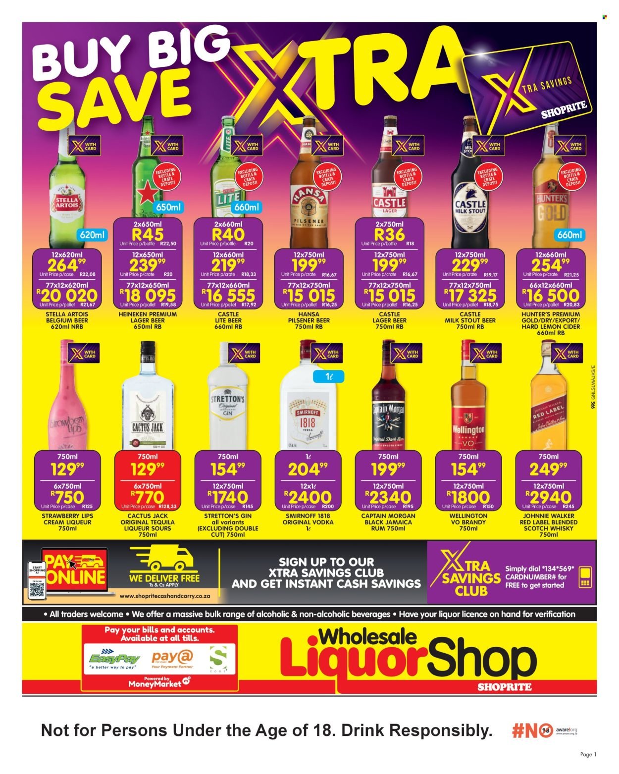 SHOPRITE specials - Wholesale LiquorShop Deals Selected Stores (2025-10-06 - 2025-10-19) | 1