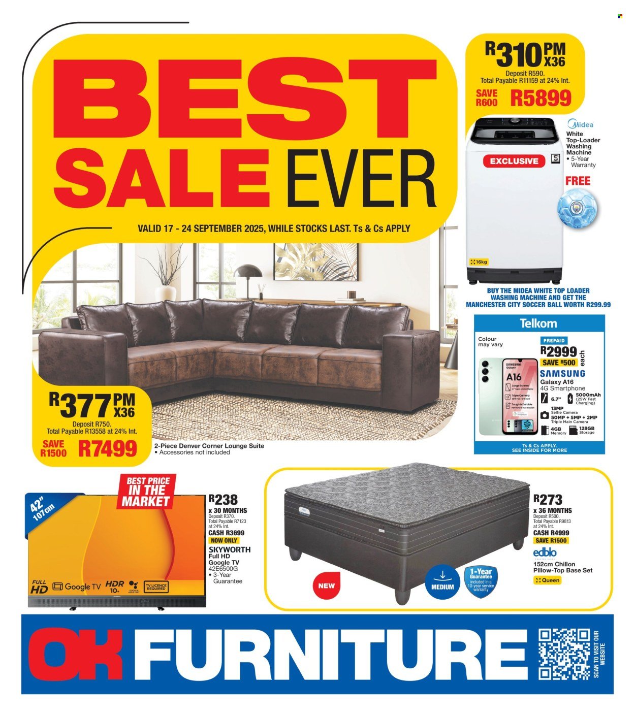 OK FURNITURE specials - From Wednesday 17 Sept 2025 (2025-09-17 - 2025-09-24) | 1