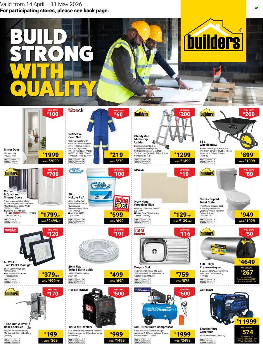 BUILDERS specials - Build Strong With Quality (2026-04-14 - 2026-05-11) | 1