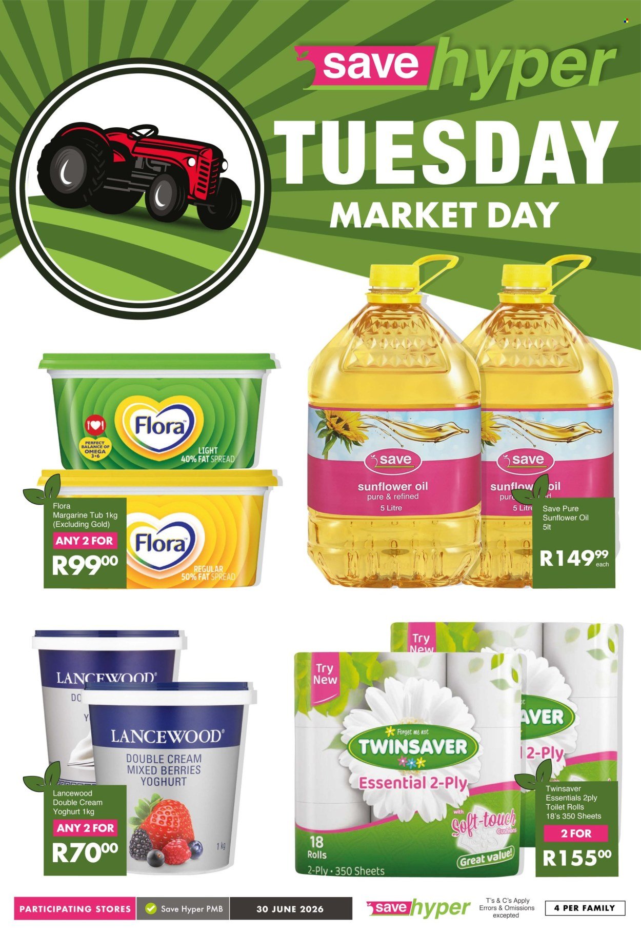 SAVE specials - From Tuesday 30 Jun 2026