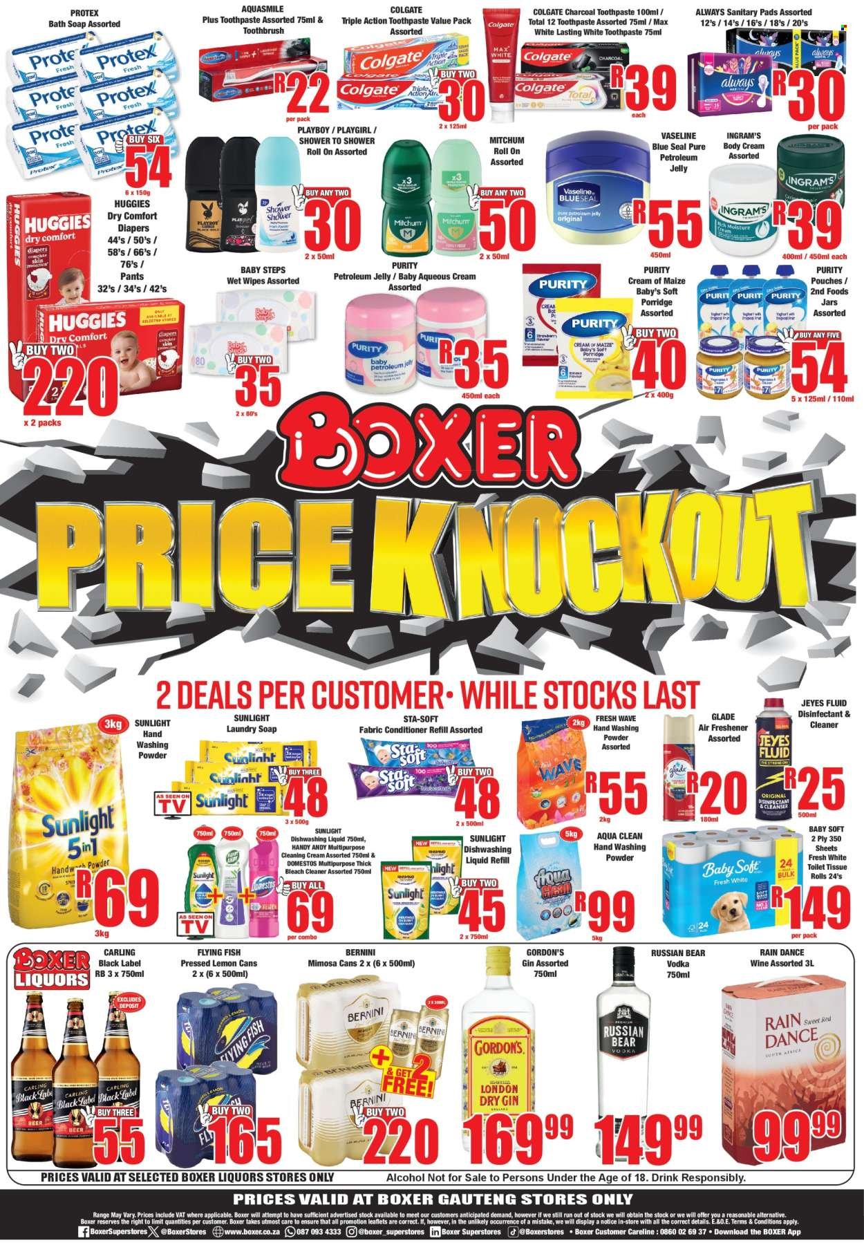 BOXER specials - GP Price Knockout
