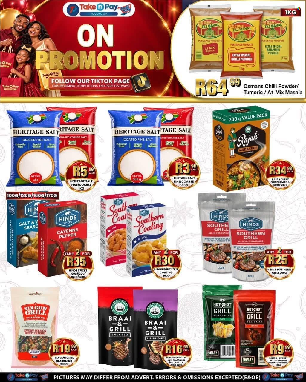 TAKE N PAY specials - From Monday 21 Sept 2026