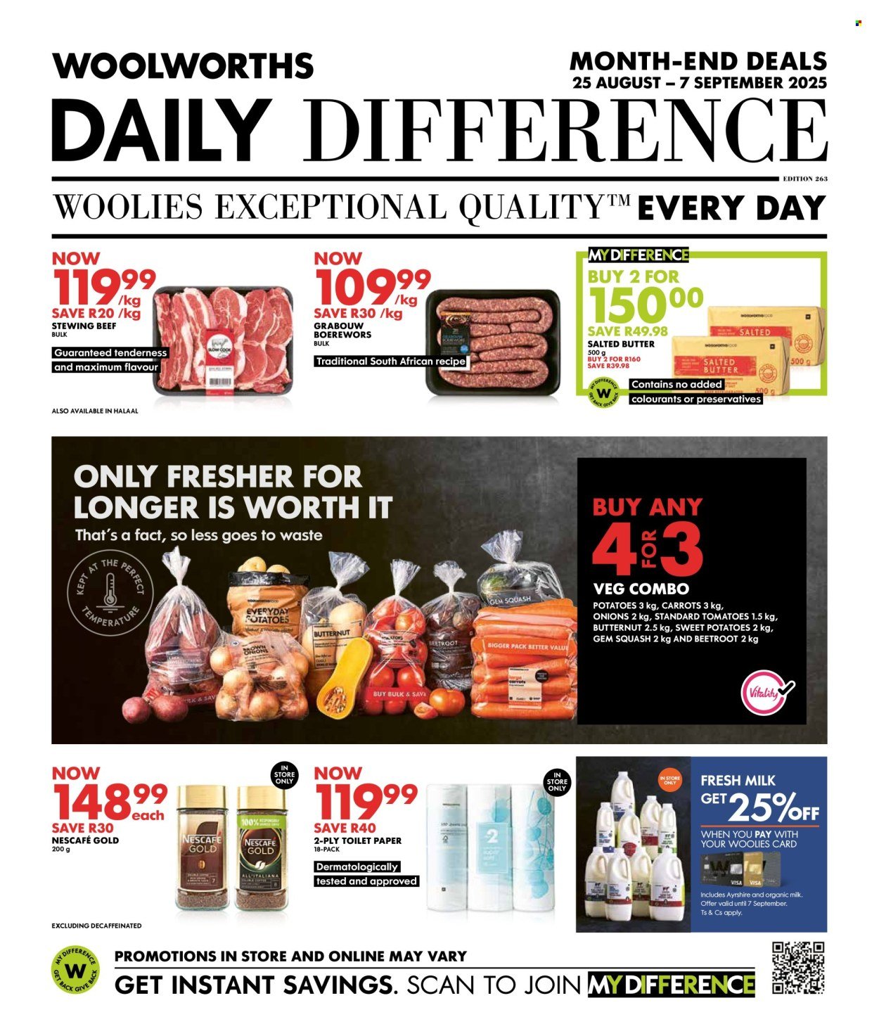 WOOLWORTHS specials - Daily Difference (2025-08-25 - 2025-09-07) | 1