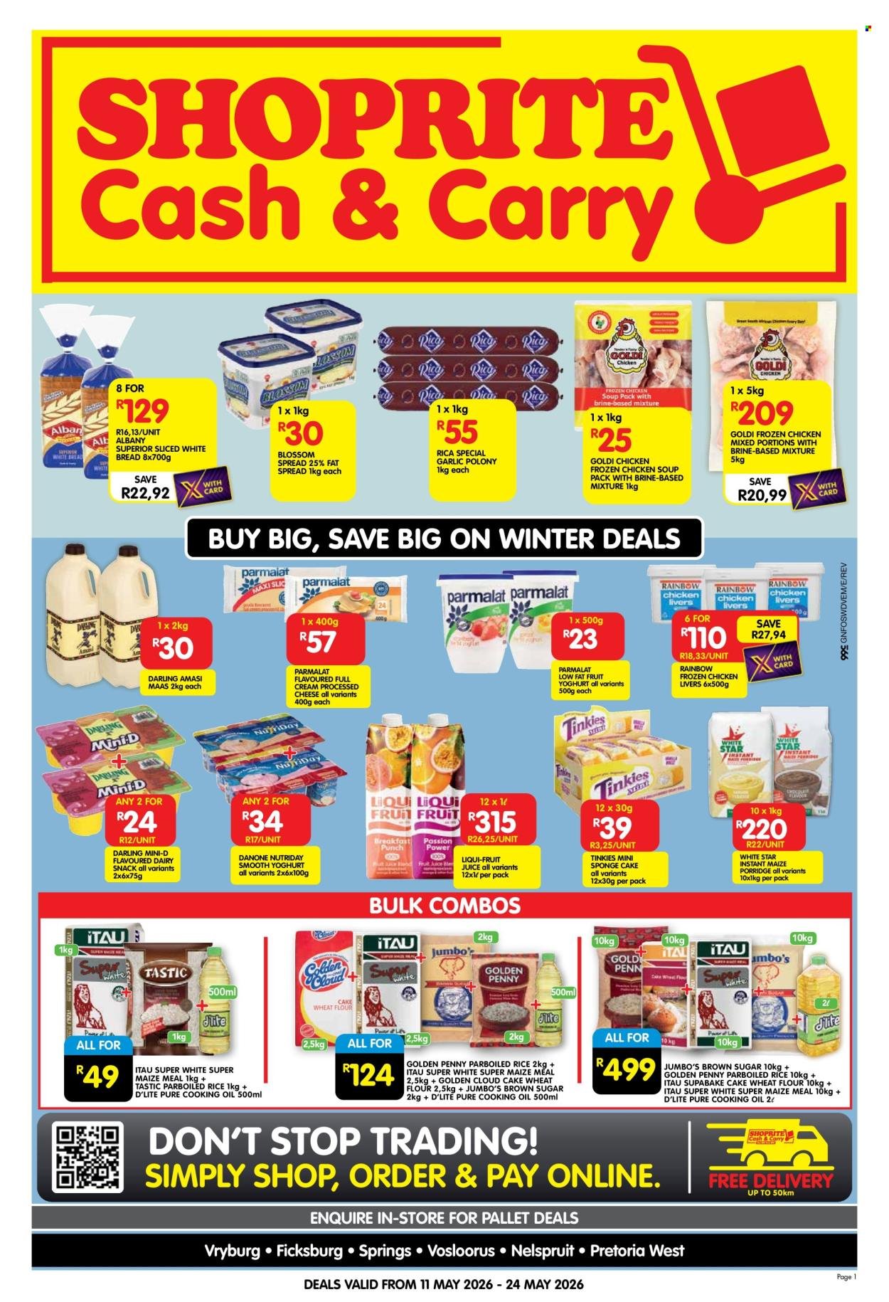 SHOPRITE specials - Cash & Carry Winter Deals Exclusive Gauteng (2026-05-11 - 2026-05-24) | 1