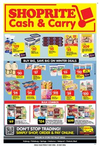 SHOPRITE specials - Cash & Carry Winter Deals Exclusive Gauteng (2026-05-11 - 2026-05-24)