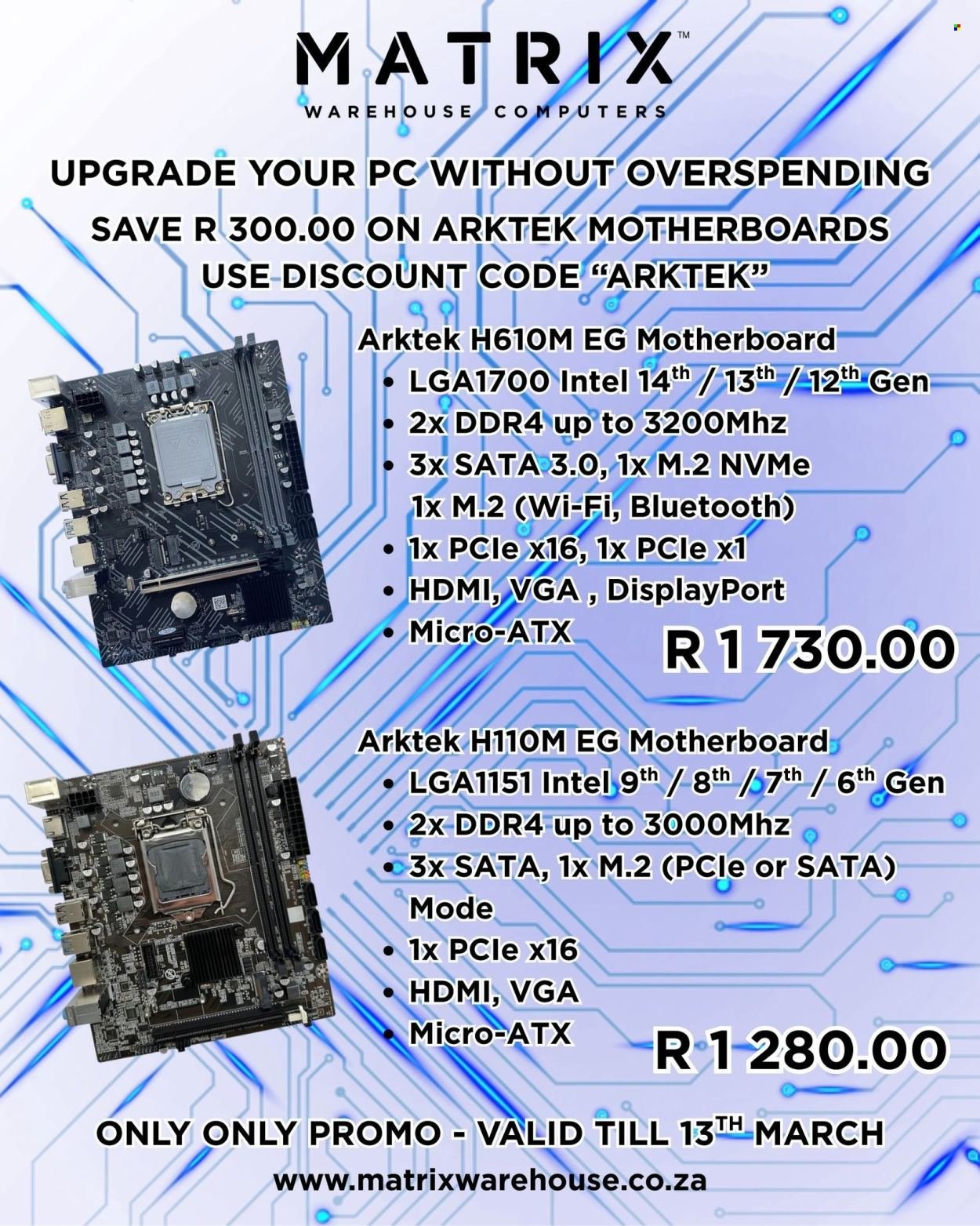 MATRIX WAREHOUSE specials - March 2026 (2026-03-08) | 1