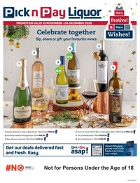 PICK N PAY specials - Festive Liquor Specials (2025-11-10 - 2025-12-24)