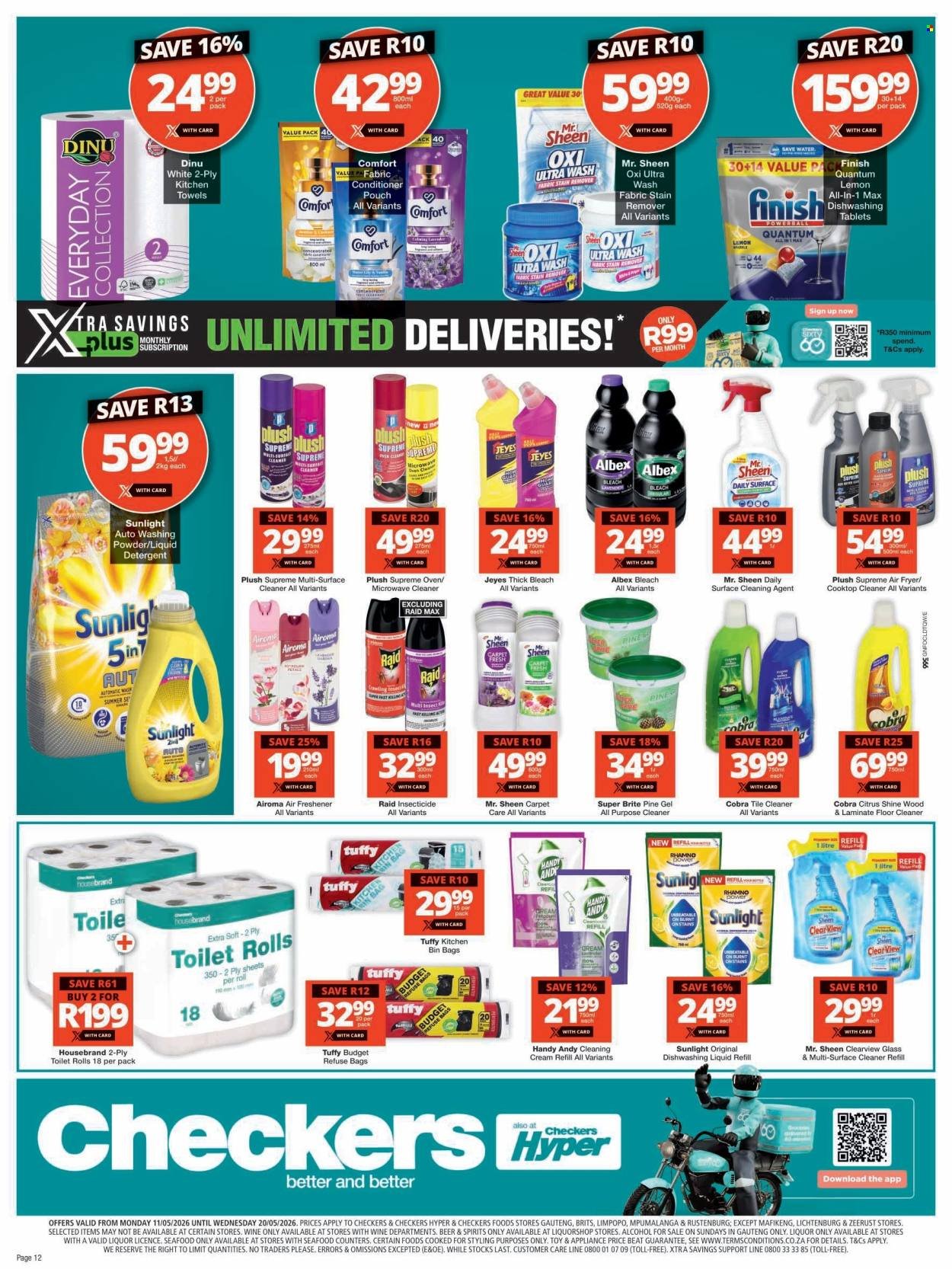CHECKERS specials - May Mid-Month Promotion (2026-05-11 - 2026-05-20) | 12