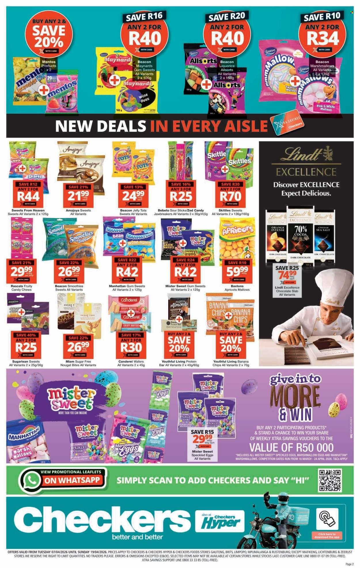 CHECKERS specials - Sweets Carnival (2026-04-07 - 2026-04-19) | 2