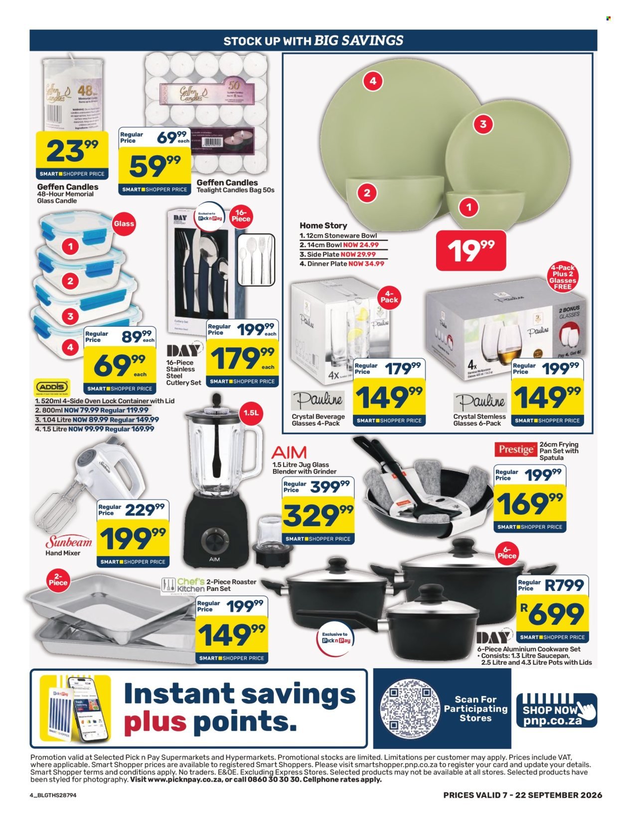 PICK N PAY specials - Rosh Hashanah Specials