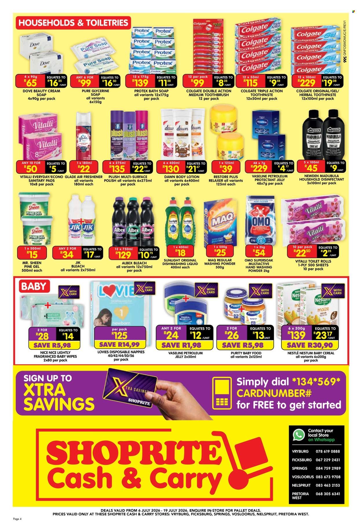 SHOPRITE specials - Cash & Carry Mid Month Savings Exclusive Gauteng