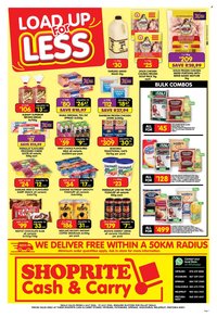 SHOPRITE specials - Cash & Carry Mid Month Savings Exclusive Gauteng