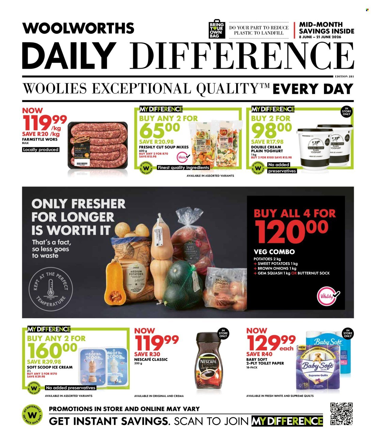 WOOLWORTHS specials - Daily Difference