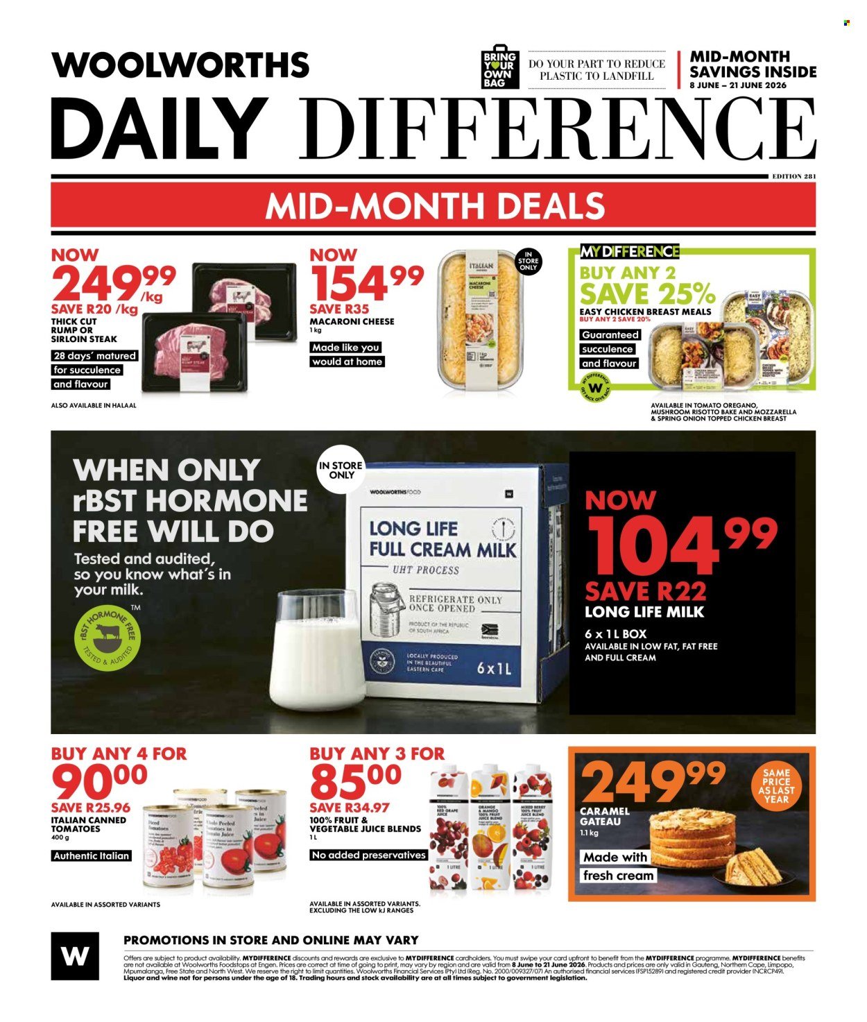 WOOLWORTHS specials - Daily Difference