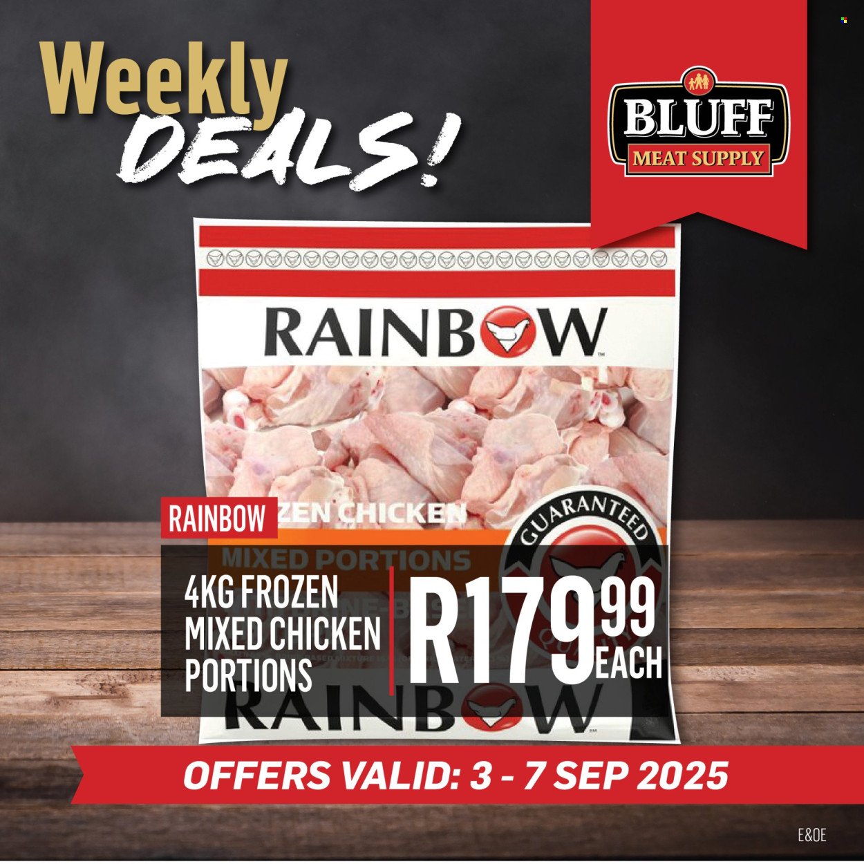 BLUFF MEAT SUPPLY specials - From Wednesday 3 Sept 2025 (2025-09-03 - 2025-09-07) | 4