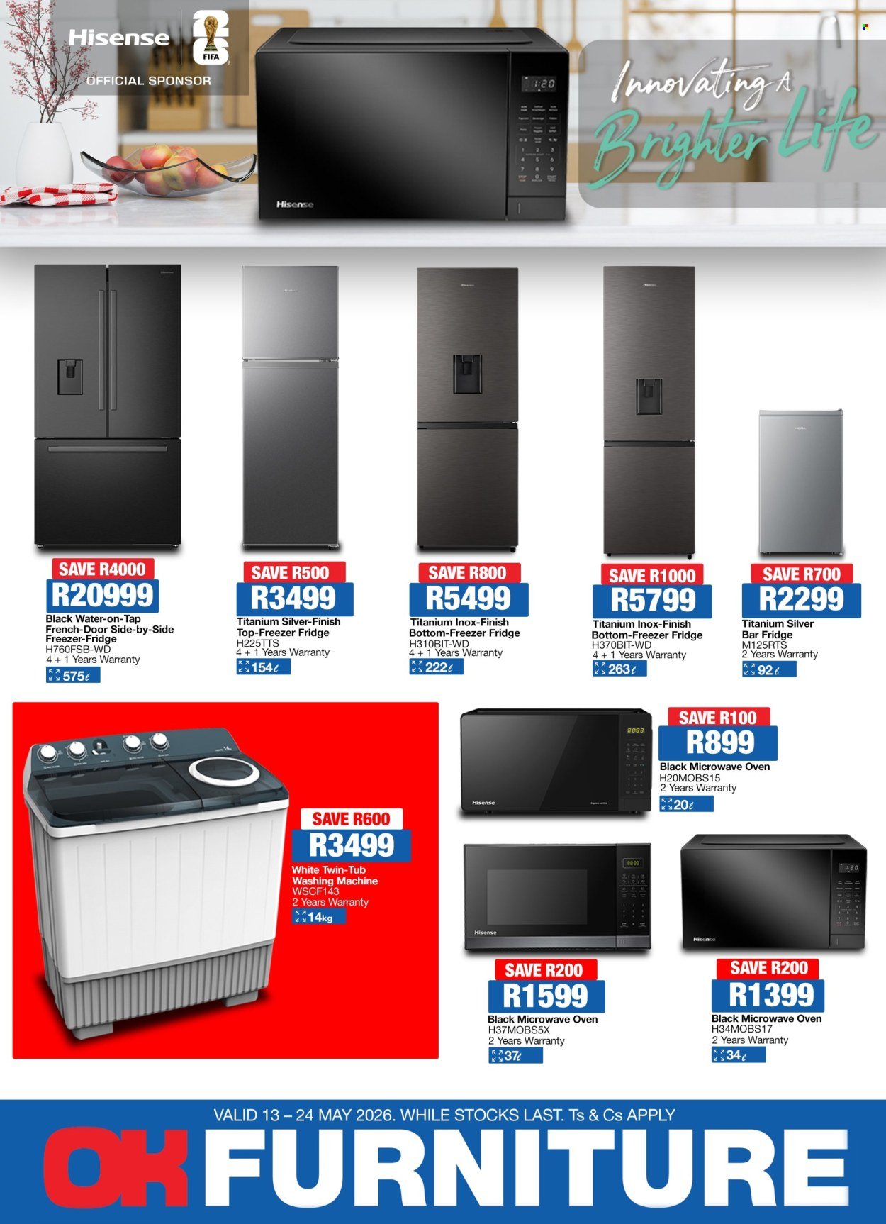 OK FURNITURE specials - From Wednesday 13 May 2026 (2026-05-13 - 2026-05-24) | 1