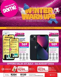 GAME specials - Winter Warm Ups
