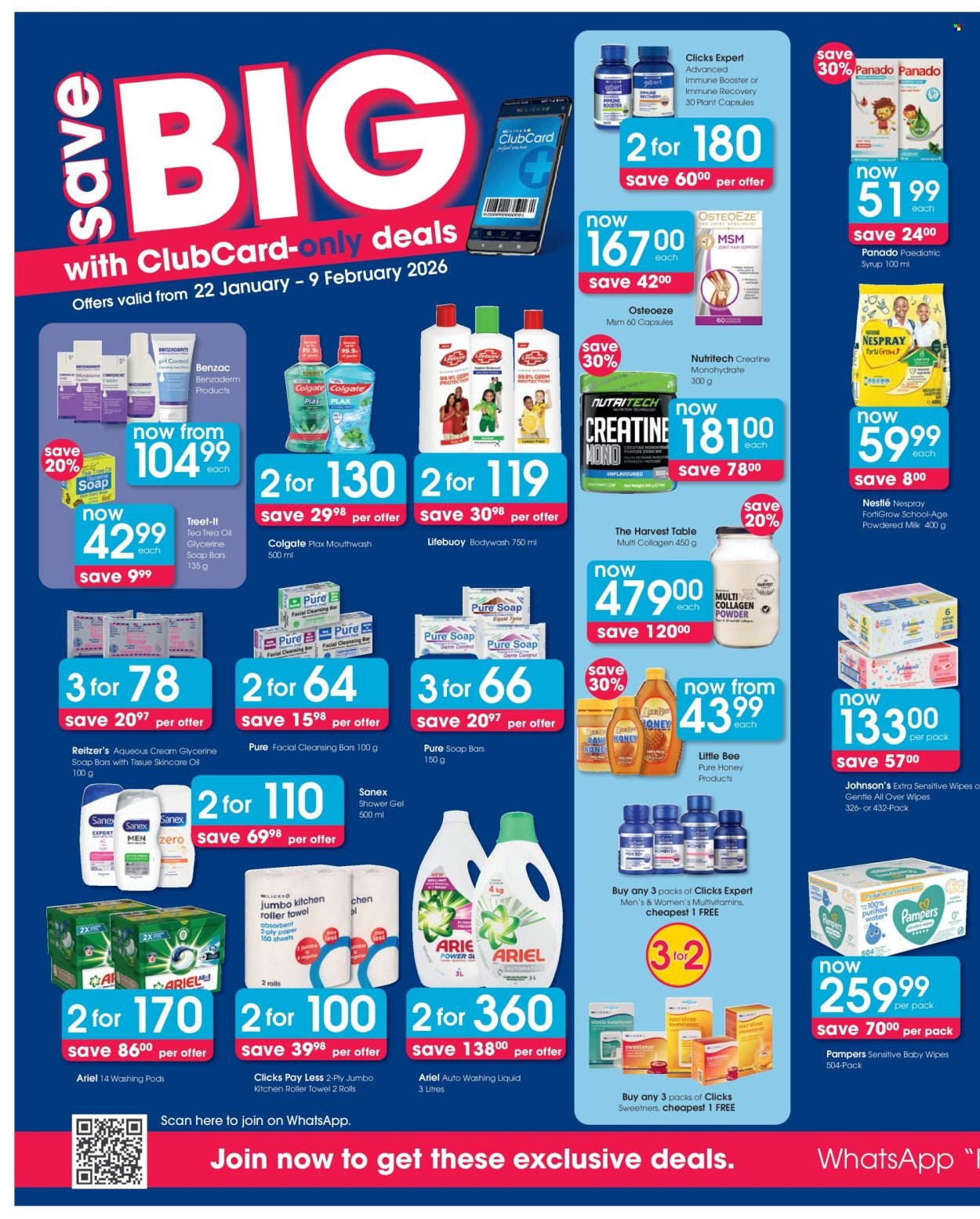 CLICKS specials - From Thursday 22 Jan 2026 (2026-01-22 - 2026-02-09) | 6